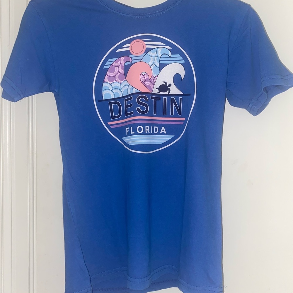 Destin Florida U.S. Vintage Blue T-Shirt